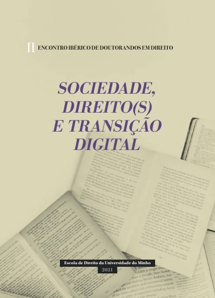 Capa de Sociedade, direito(s) e transição digital: II Encontro Ibérico de Doutorandos em Direito (Minho / Salamanca)